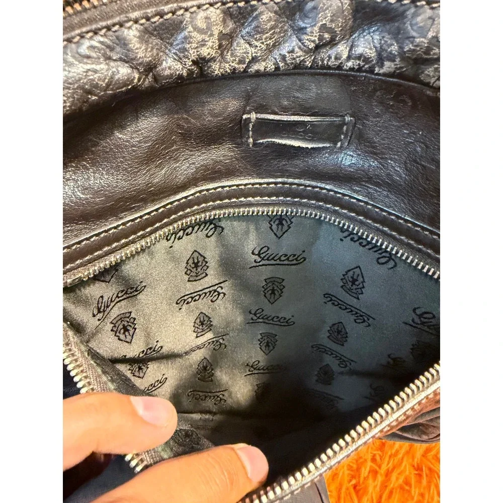 Gucci Guccissima Leather Messenger Shoulder Bag Monogram
